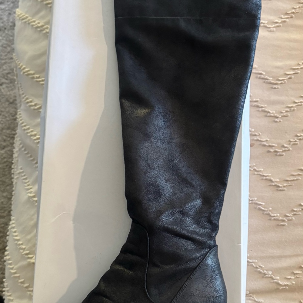 Report Black Over the Knee Boots